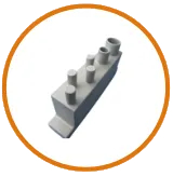 A356 aluminum casting manufactured for the military industry