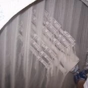 Trees are sanded after each slurry layer to add strengh.