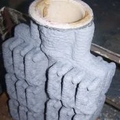 Shells are now empty and ready for the foundry process.