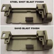 We have a variety of methods for cleaning shell material from castings.