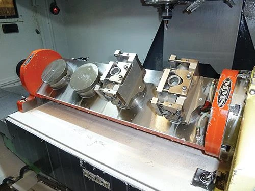 four-station trunnion table