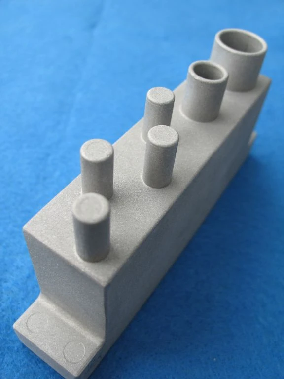 Military Electronic Assembly Component A356 Aluminum casting of a military electronic assembly components.